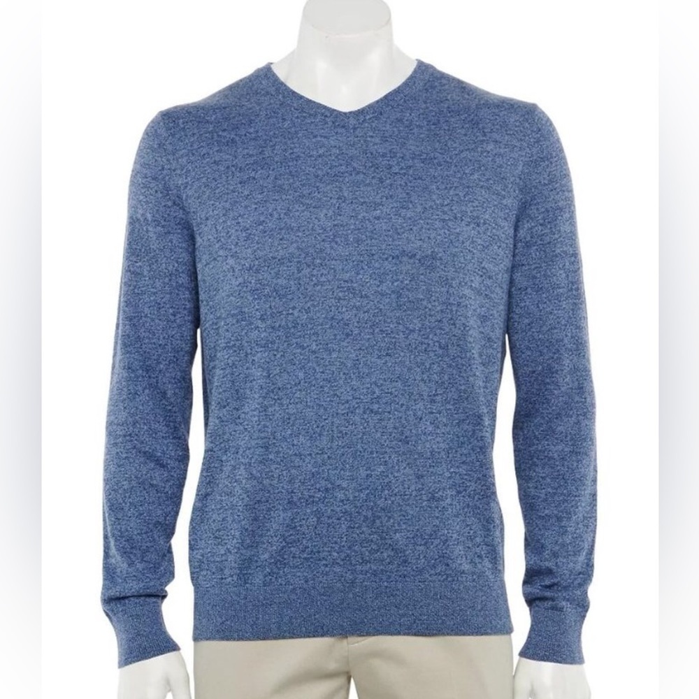 Croft & Barrow Easy Care sweater Blue Size XL New with tag